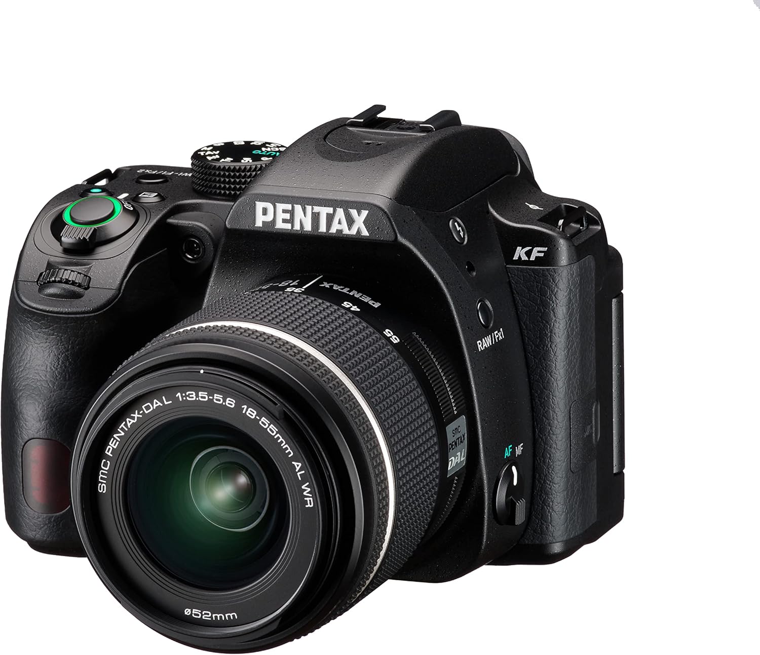 ペンタックス PENTAX KF レンズキット【DAL18-55mm WR】 ブラック APS-Cデジタル一眼レフカメラ